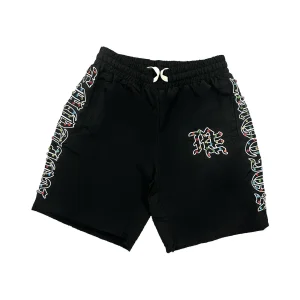 Mixed Emotion ME Nylon Rhinestone Shorts